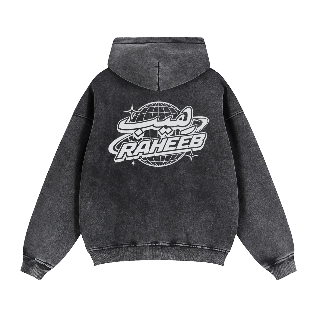 Zip-Through Boxy Fleece Hoodie