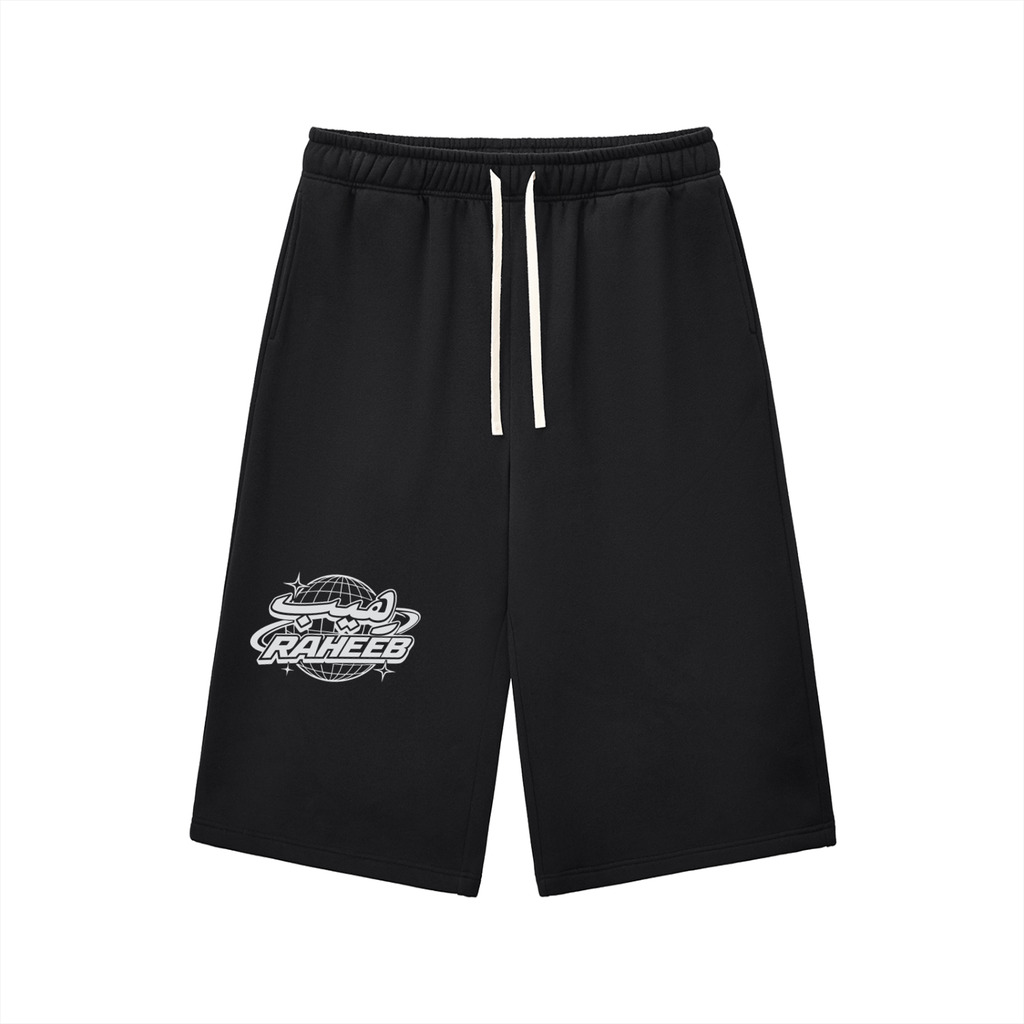 Relaxed Drawstring Three-quarter Sweatpants